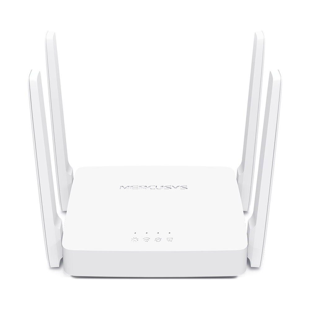  Router: AC1200 Wireless Dual Band Router <br>867 Mbps @ 5GHz 300 Mbps @ 2.5 GHz, WPS Button, 1xWAN 1xLAN 4 Fixed Omni-Directional Antenna  